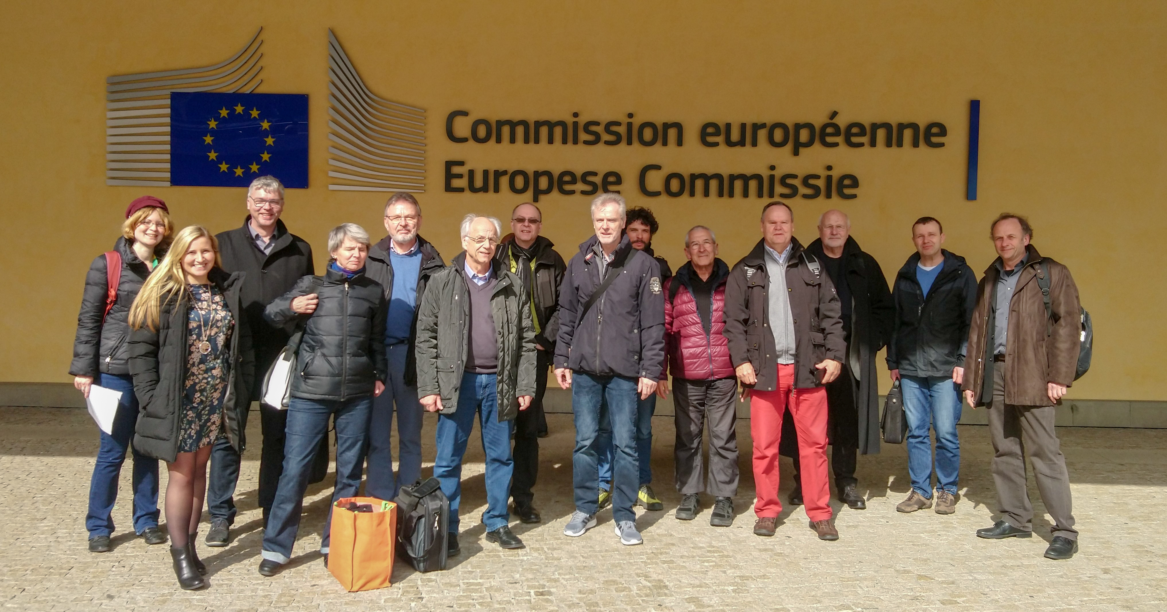 Besuch bei der EU Kommission in Bruessel